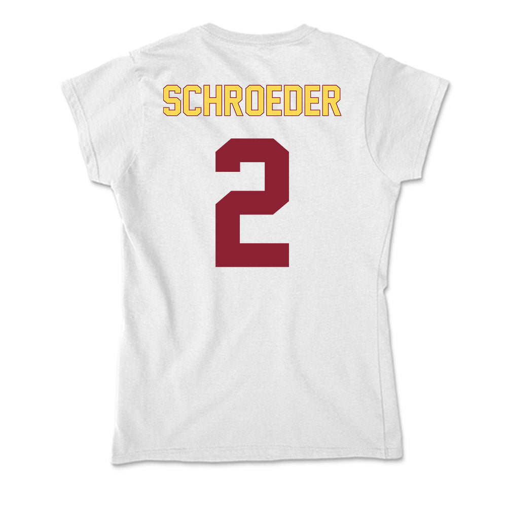 NSU - NCAA Women's Volleyball : Katelyn Schroeder - Soft Style Women’s T-Shirt-1