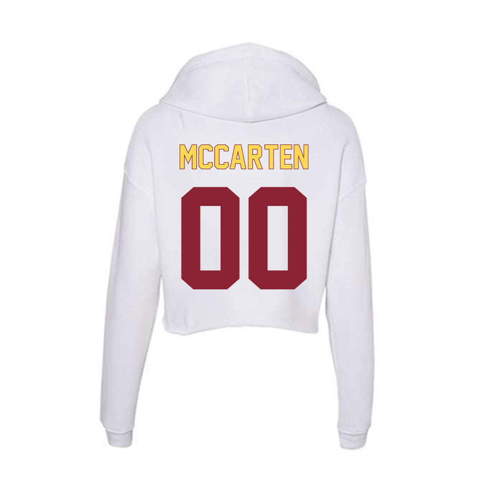 NSU - NCAA Football : Grady McCarten - Women's Crop Fleece Hoodie-1