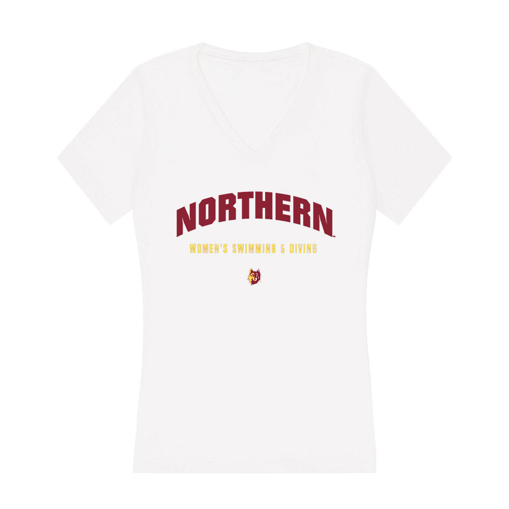 NSU - NCAA Women's Swimming & Diving : Sidney Masgras - Women's V-Neck T-Shirt-0