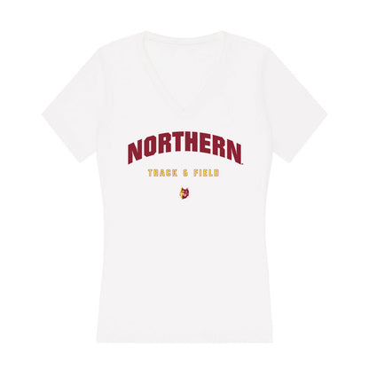 NSU - NCAA Men's Track & Field : Tristan Swezey - Women's V-Neck T-Shirt-0