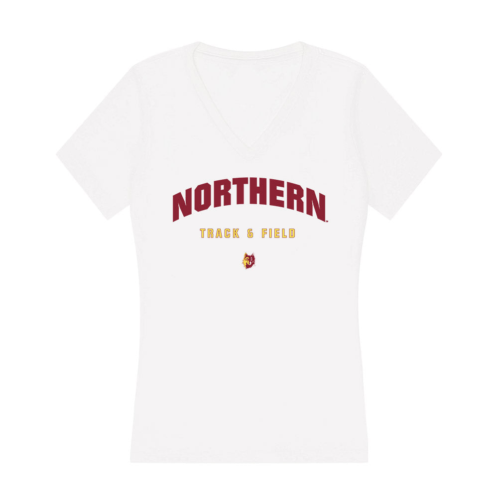 NSU - NCAA Women's Track & Field : Addison Cumbow - Women's V-Neck T-Shirt-0