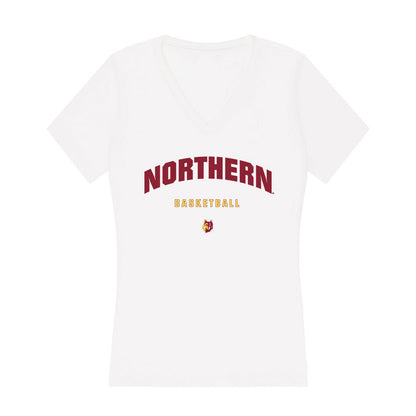 NSU - NCAA Men's Basketball : Parker Lemer - Women's V-Neck T-Shirt-0