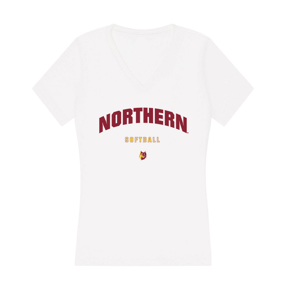 NSU - NCAA Softball : Brooke Wolf - Women's V-Neck T-Shirt-0