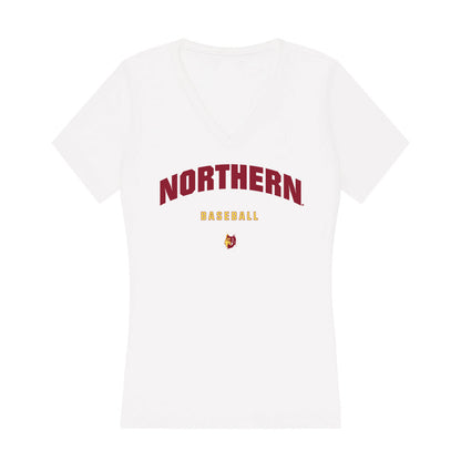 NSU - NCAA Baseball : Tyler Boyum - Women's V-Neck T-Shirt-0