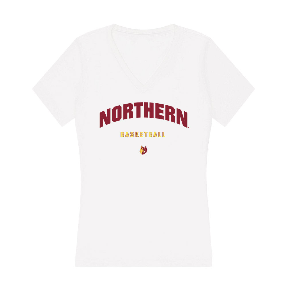 NSU - NCAA Men's Basketball : Tobi Obiora - Women's V-Neck T-Shirt-0