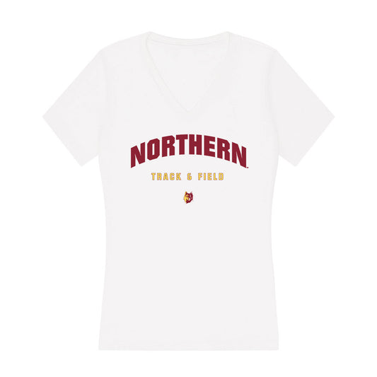 NSU - NCAA Women's Track & Field : Emma Schneider - Women's V-Neck T-Shirt-0