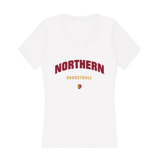 NSU - NCAA Men's Basketball : James Glenn - Women's V-Neck T-Shirt-0
