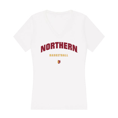 NSU - NCAA Women's Basketball : Makenzie Carrier - Women's V-Neck T-Shirt-0