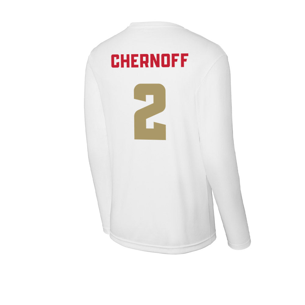 DU - NCAA Women's Lacrosse : Delaney Chernoff - Activewear Long Sleeve T-Shirt-1