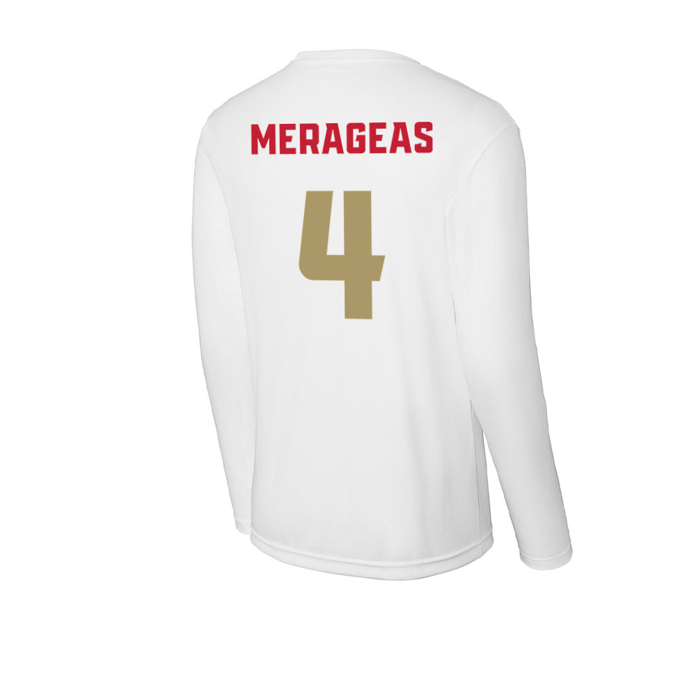 DU - NCAA Men's Lacrosse : Chris Merageas - Activewear Long Sleeve T-Shirt-1