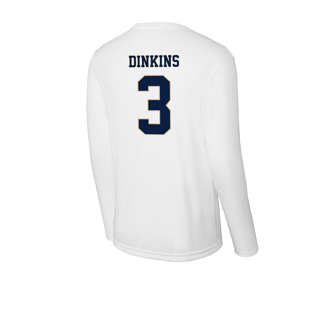GWU - NCAA Men's Basketball : Tre Dinkins - Activewear Long Sleeve T-Shirt-1