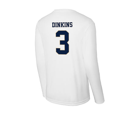 GWU - NCAA Men's Basketball : Tre Dinkins - Activewear Long Sleeve T-Shirt-1