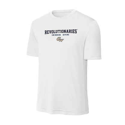 GWU - NCAA Men's Swimming & Diving : Shae Stratton - Activewear T-Shirt-0
