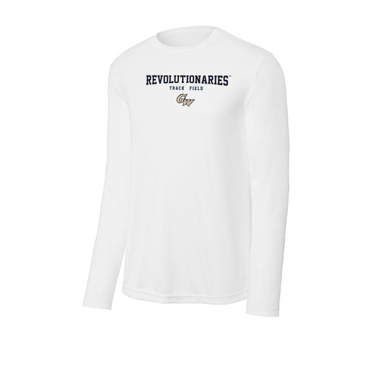 GWU - NCAA Men's Track & Field : Blake Johnson - Activewear Long Sleeve T-Shirt-0