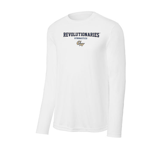 GWU - NCAA Women's Gymnastics : Maya Peters - Activewear Long Sleeve T-Shirt-0