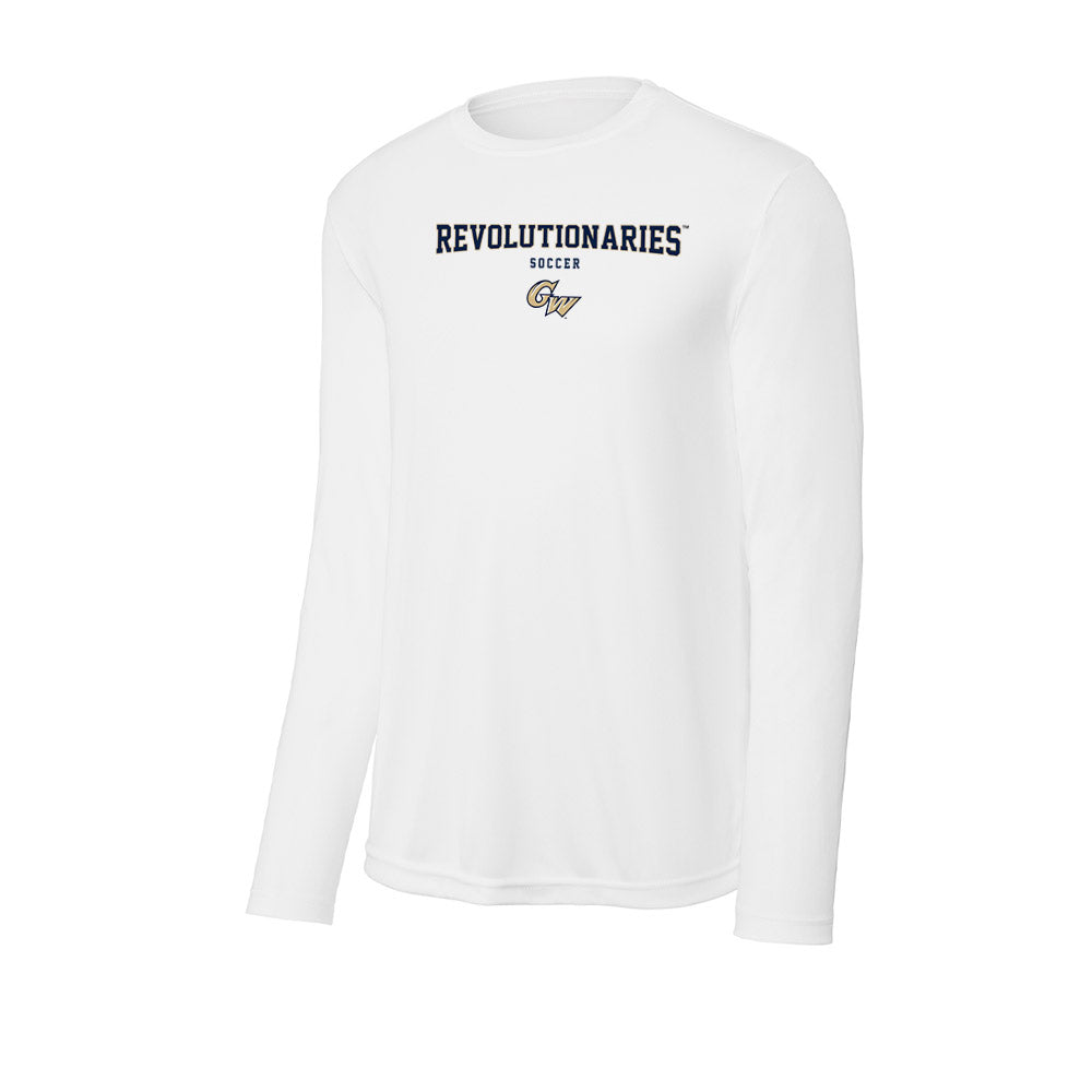 GWU - NCAA Men's Soccer : JP martin - Activewear Long Sleeve T-Shirt-0