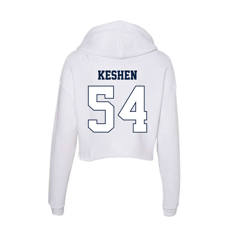 Monmouth - NCAA Football : Mounir Keshen - Women's Crop Fleece Hoodie-1