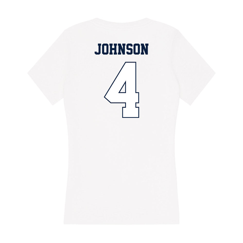 Monmouth - NCAA Football : Remi Johnson - Women's V-Neck T-Shirt-1