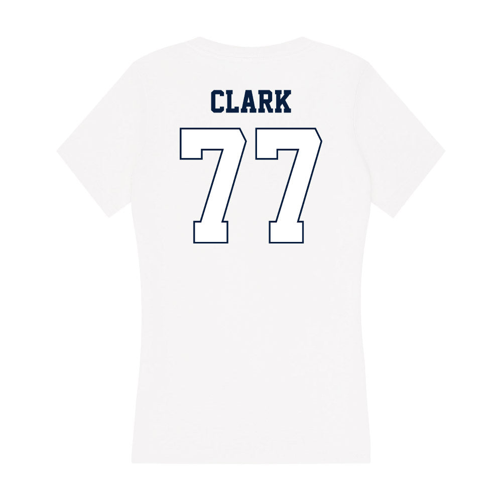 Monmouth - NCAA Men's Lacrosse : Greg Clark - Women's V-Neck T-Shirt-1