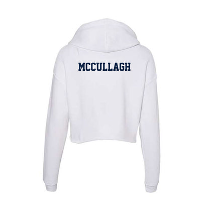 Monmouth - NCAA Men's Golf : Colin McCullagh - Women's Crop Fleece Hoodie-1