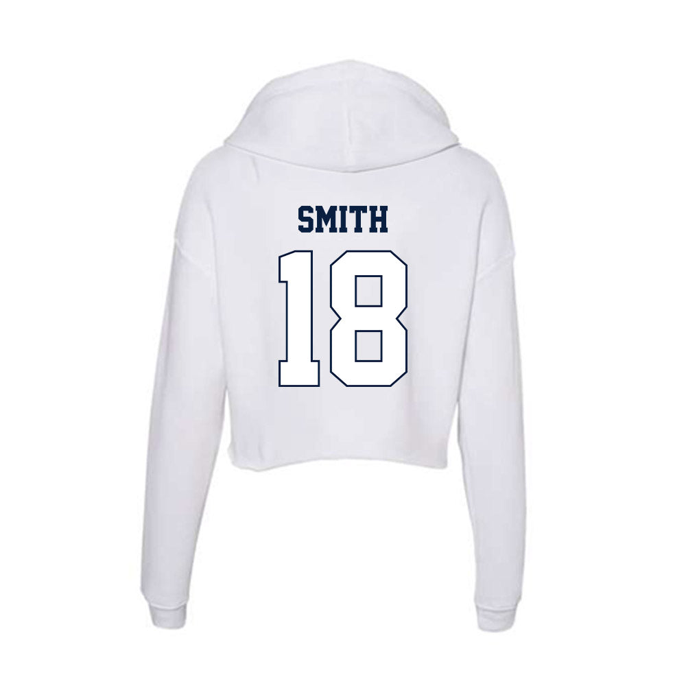Monmouth - NCAA Softball : Olivia Smith - Women's Crop Fleece Hoodie-1