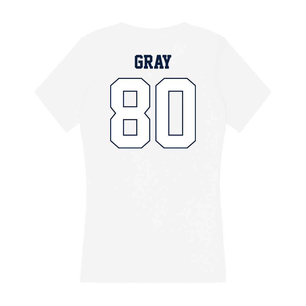 Monmouth - NCAA Football : Jordan Gray - Women's V-Neck T-Shirt-1