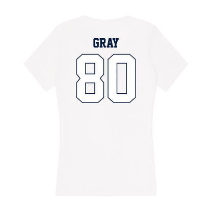Monmouth - NCAA Football : Jordan Gray - Women's V-Neck T-Shirt-1