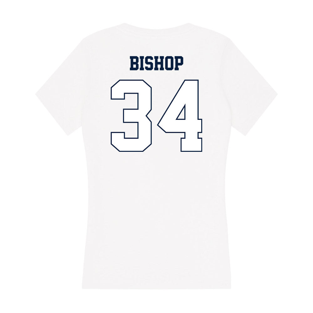Monmouth - NCAA Football : Isaiah Bishop - Women's V-Neck T-Shirt-1