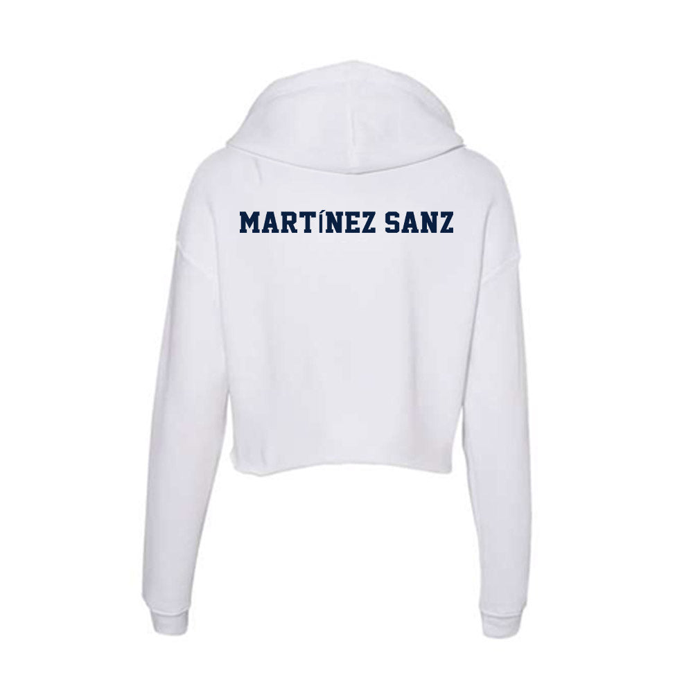 Monmouth - NCAA Men's Tennis : Alex Martínez Sanz - Women's Crop Fleece Hoodie-1