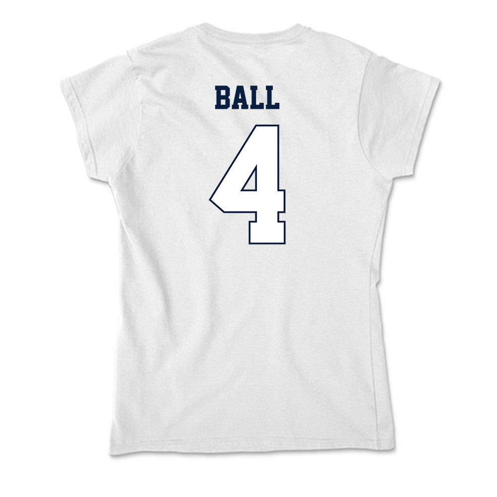 Monmouth - NCAA Men's Basketball : Andrew Ball - Soft Style Women’s T-Shirt-1
