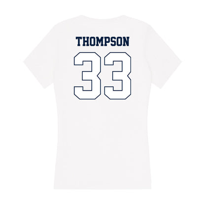 Monmouth - NCAA Softball : Tessa Thompson - Women's V-Neck T-Shirt-1
