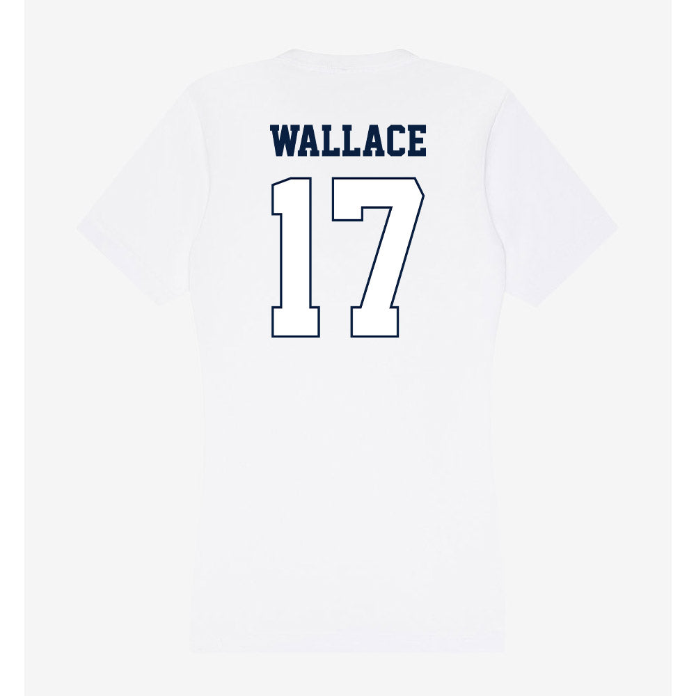 Monmouth - NCAA Men's Lacrosse : Ryan Wallace - Women's V-Neck T-Shirt-1