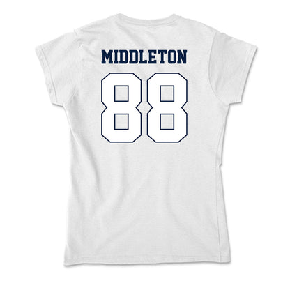 Monmouth - NCAA Football : Marcus Middleton - Soft Style Women’s T-Shirt-1