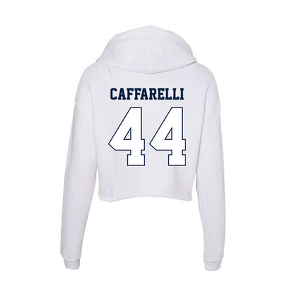 Monmouth - NCAA Men's Lacrosse : Ty Caffarelli - Women's Crop Fleece Hoodie-1