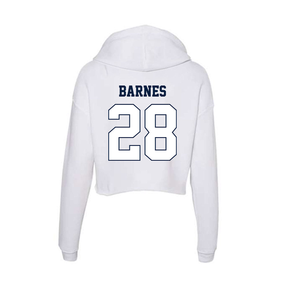 Monmouth - NCAA Football : Jamir Barnes - Women's Crop Fleece Hoodie-1