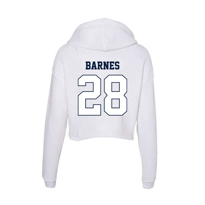 Monmouth - NCAA Football : Jamir Barnes - Women's Crop Fleece Hoodie-1