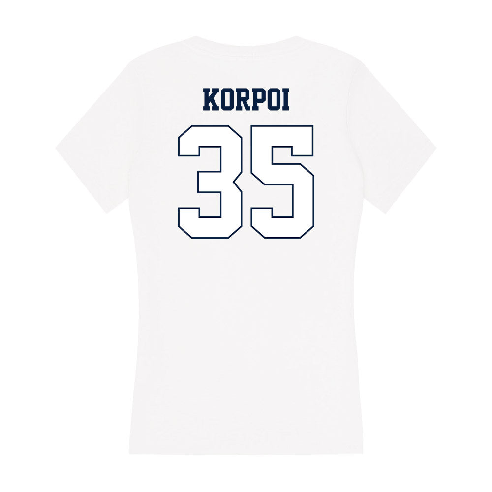 Monmouth - NCAA Football : Sam Korpoi - Women's V-Neck T-Shirt-1