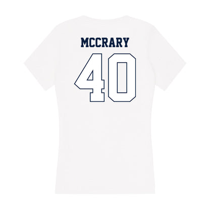 Monmouth - NCAA Football : Damir McCrary - Women's V-Neck T-Shirt-1