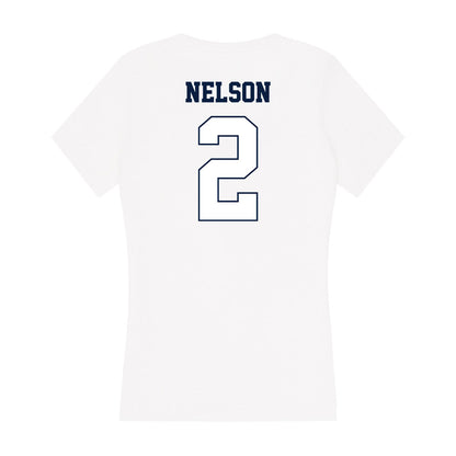 Monmouth - NCAA Football : Gavin Nelson - Women's V-Neck T-Shirt-1