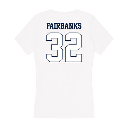 Monmouth - NCAA Men's Lacrosse : Chase Fairbanks - Women's V-Neck T-Shirt-1