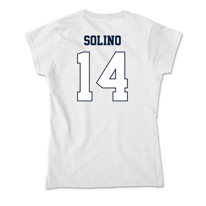 Monmouth - NCAA Football : Christian Solino - Soft Style Women’s T-Shirt-1