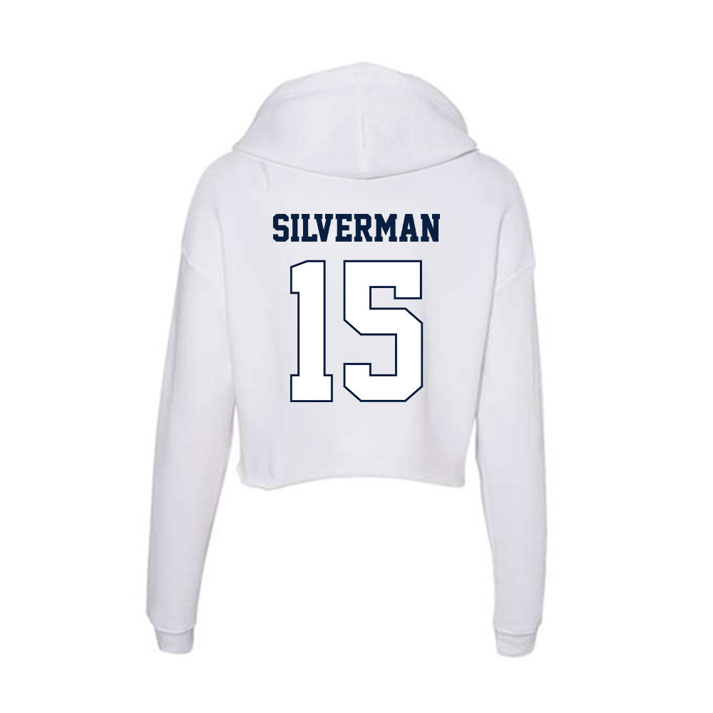 Monmouth - NCAA Football : Will Silverman - Women's Crop Fleece Hoodie-1
