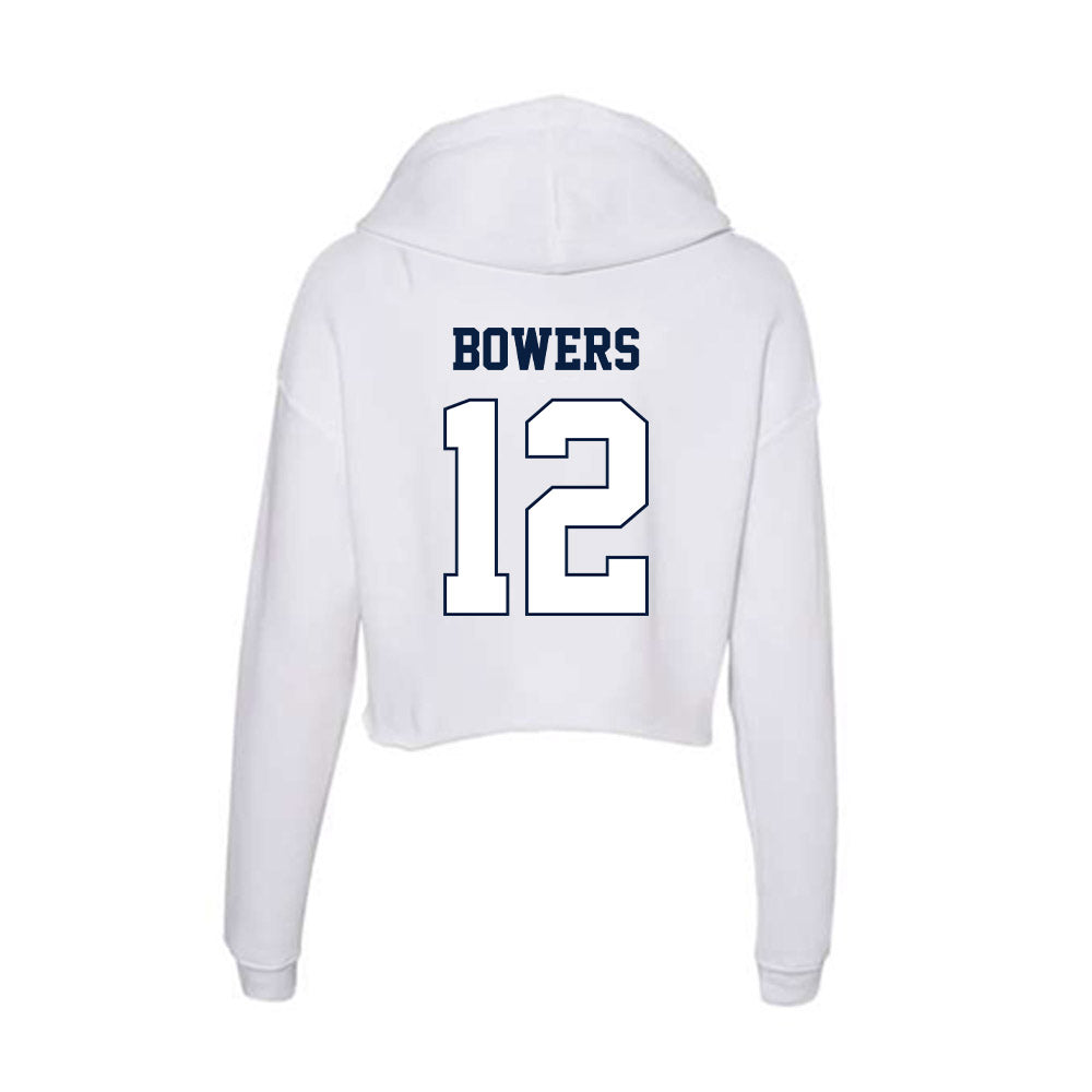 Monmouth - NCAA Women's Field Hockey : Keely Bowers - Women's Crop Fleece Hoodie-1