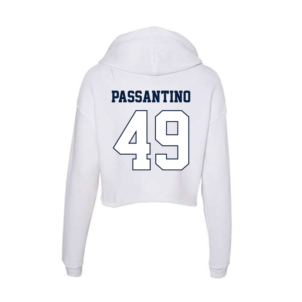 Monmouth - NCAA Football : Frankie Passantino - Women's Crop Fleece Hoodie-1