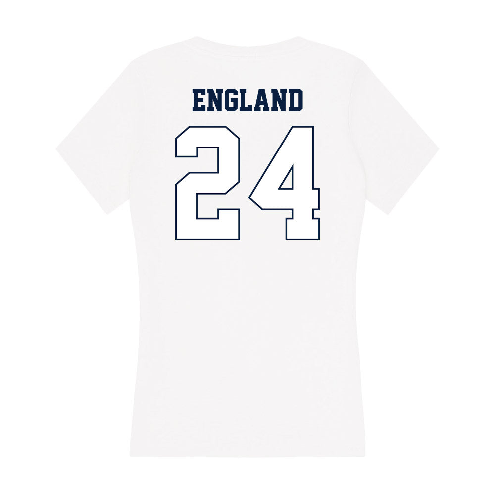 Monmouth - NCAA Football : John England - Women's V-Neck T-Shirt-1