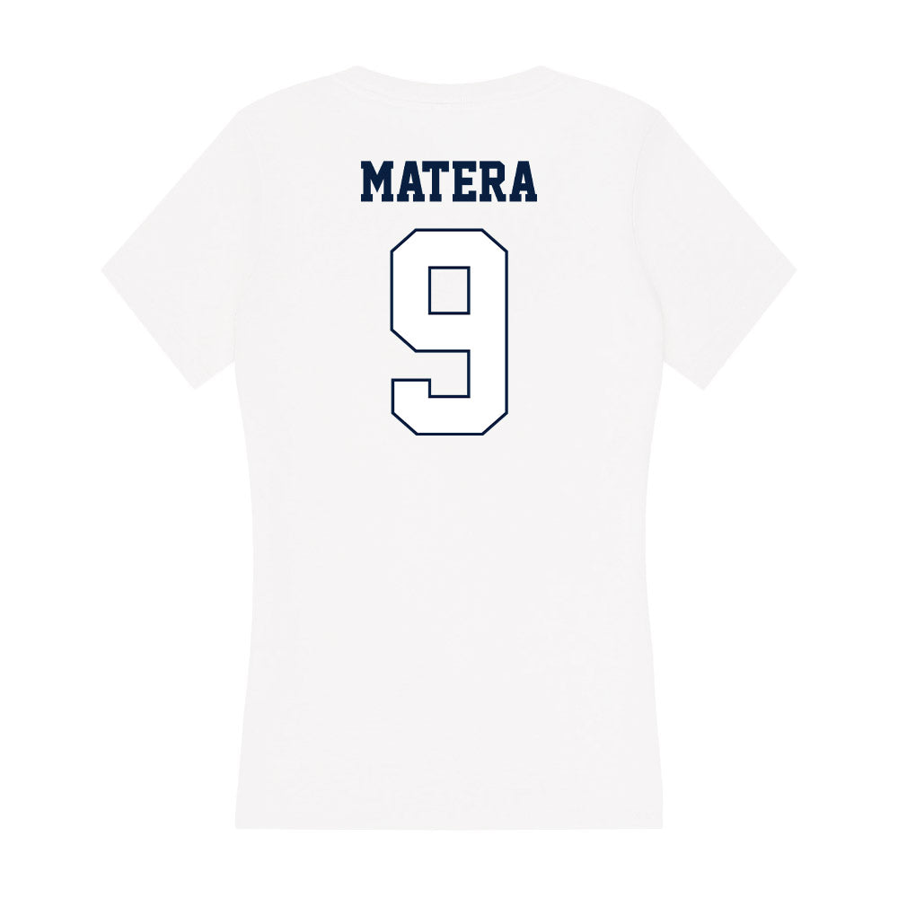 Monmouth - NCAA Football : Jagger Matera - Women's V-Neck T-Shirt-1