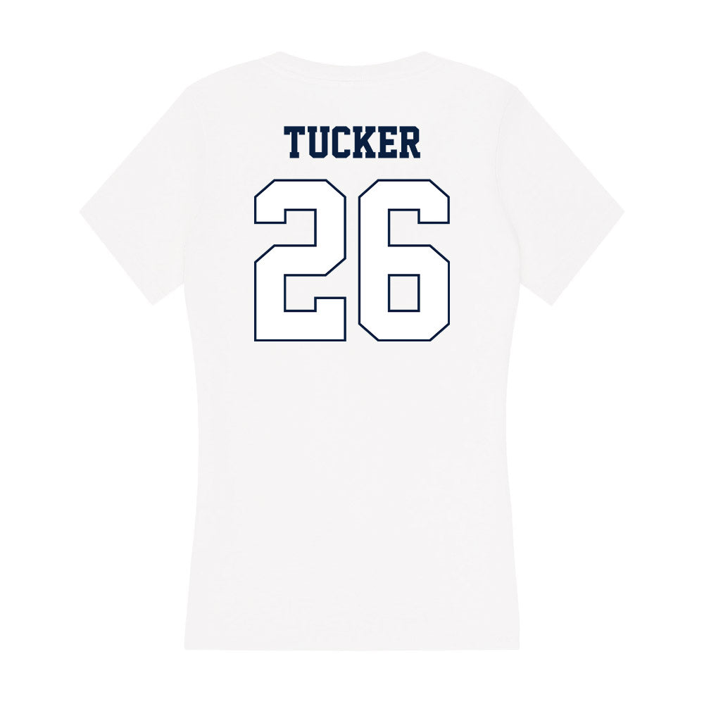 Monmouth - NCAA Football : Jaylen Tucker - Women's V-Neck T-Shirt-1