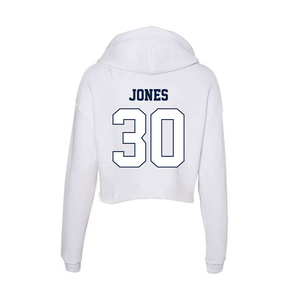 Monmouth - NCAA Football : Jaeden Jones - Women's Crop Fleece Hoodie-1
