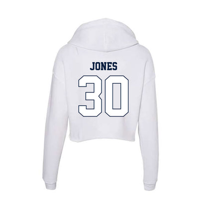 Monmouth - NCAA Football : Jaeden Jones - Women's Crop Fleece Hoodie-1