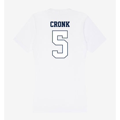 Monmouth - NCAA Men's Lacrosse : Ethan Cronk - Women's V-Neck T-Shirt-1